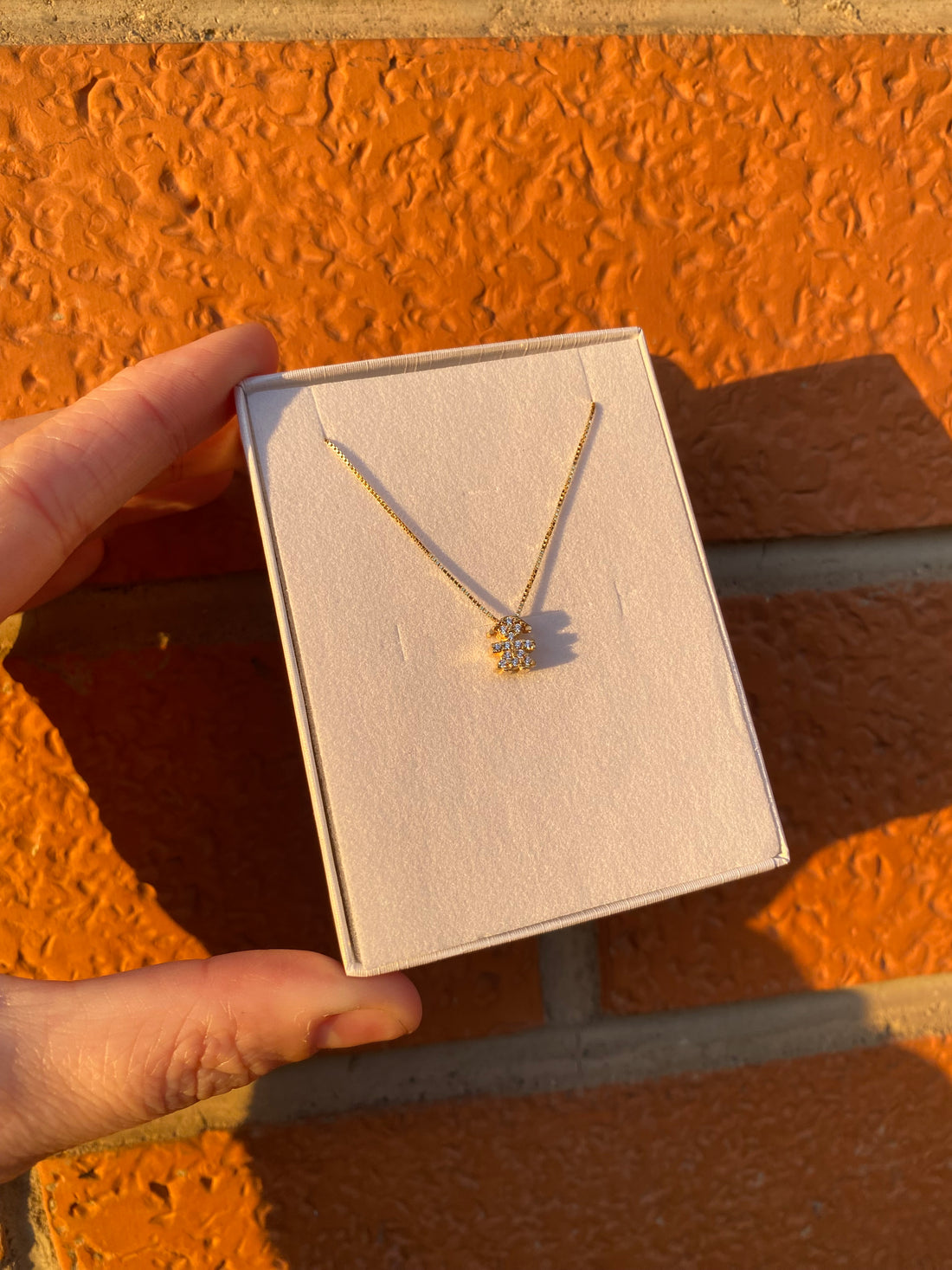 Collana con bebè zirconato personalizzabile