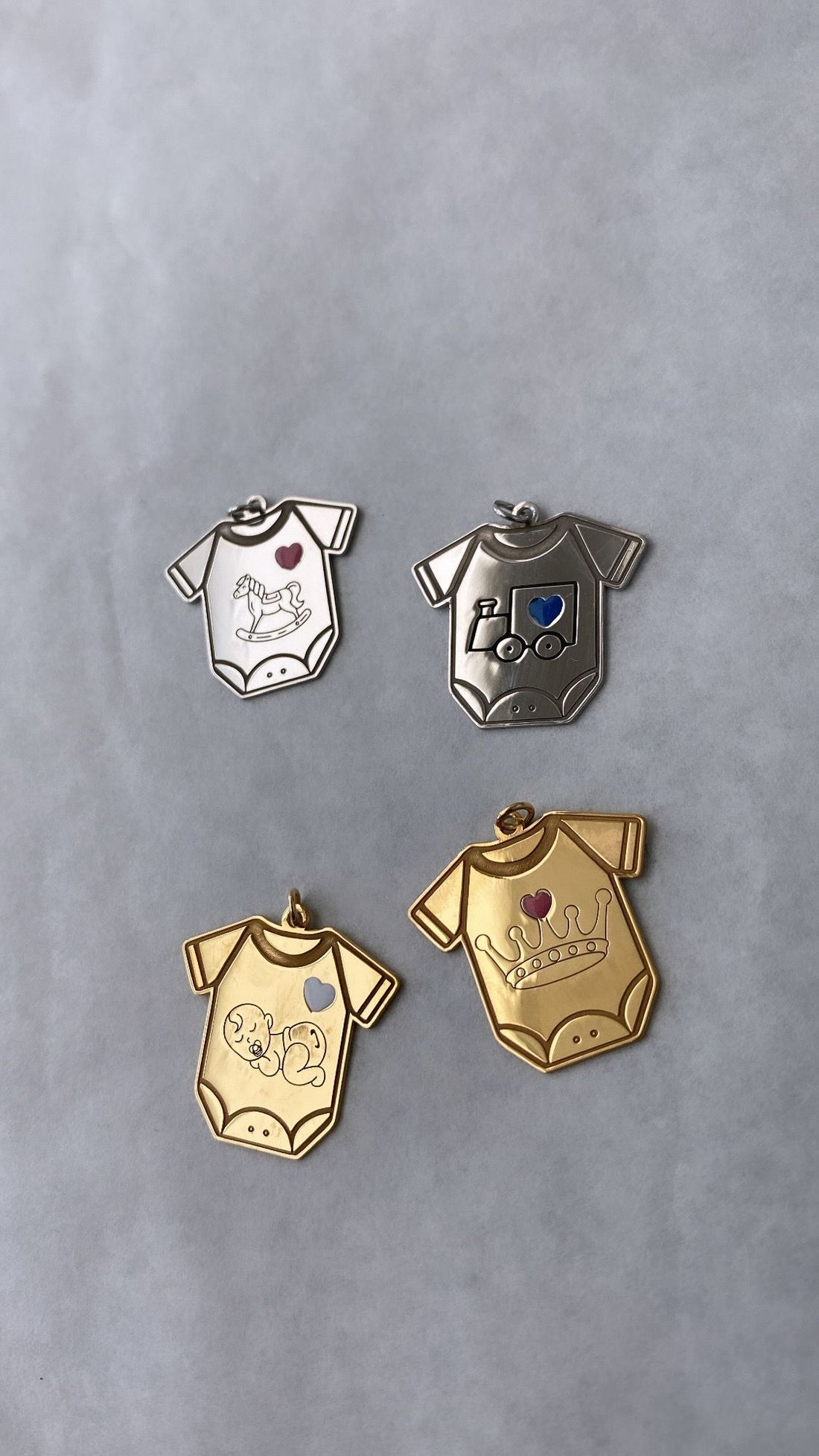 Collana body bebè in Argento 925 personalizzabile