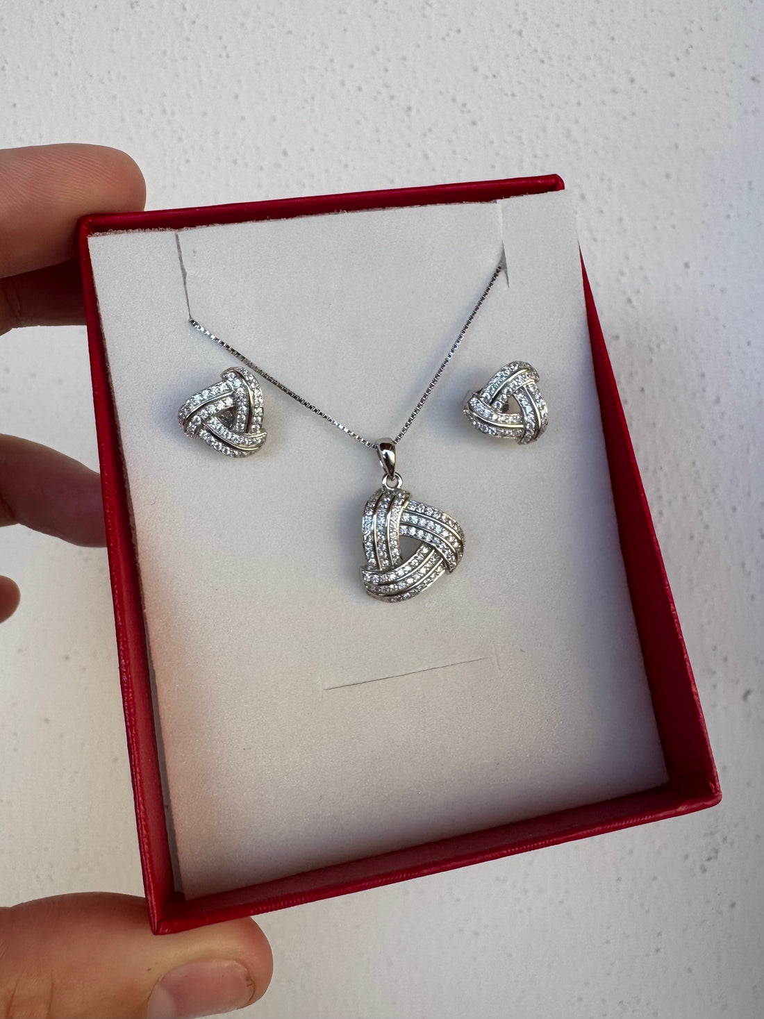 Set orecchini e collana argento925